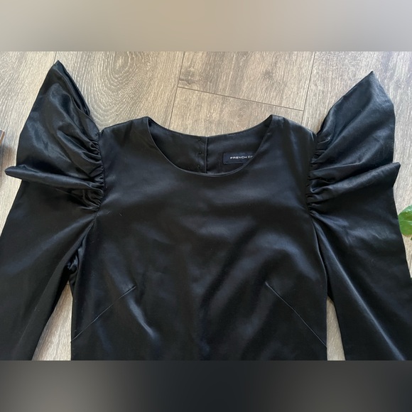 Rare! French connection avant garde puff sleeve Victorian button dress. Size 2 - Picture 4 of 13